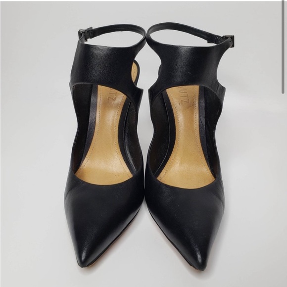 SCHUTZ Genuine Leather Stiletto Sling Back - Picture 2 of 10